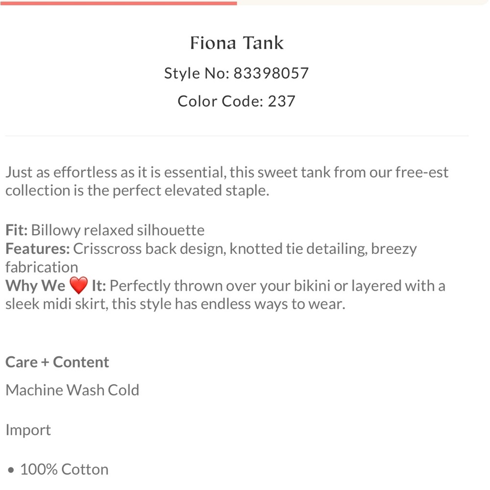FP Fiona Tank - Picture 4 of 4